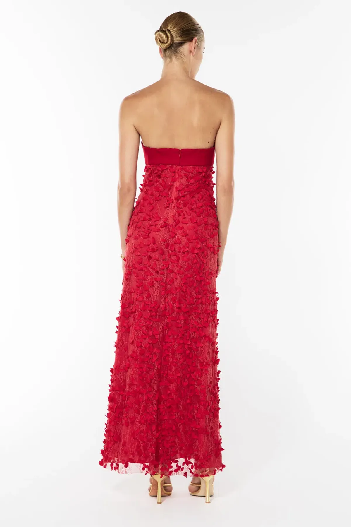 Manning Cartell Enchantment Balconette Maxi Dress Scarlet Red Size 6 - Image 3