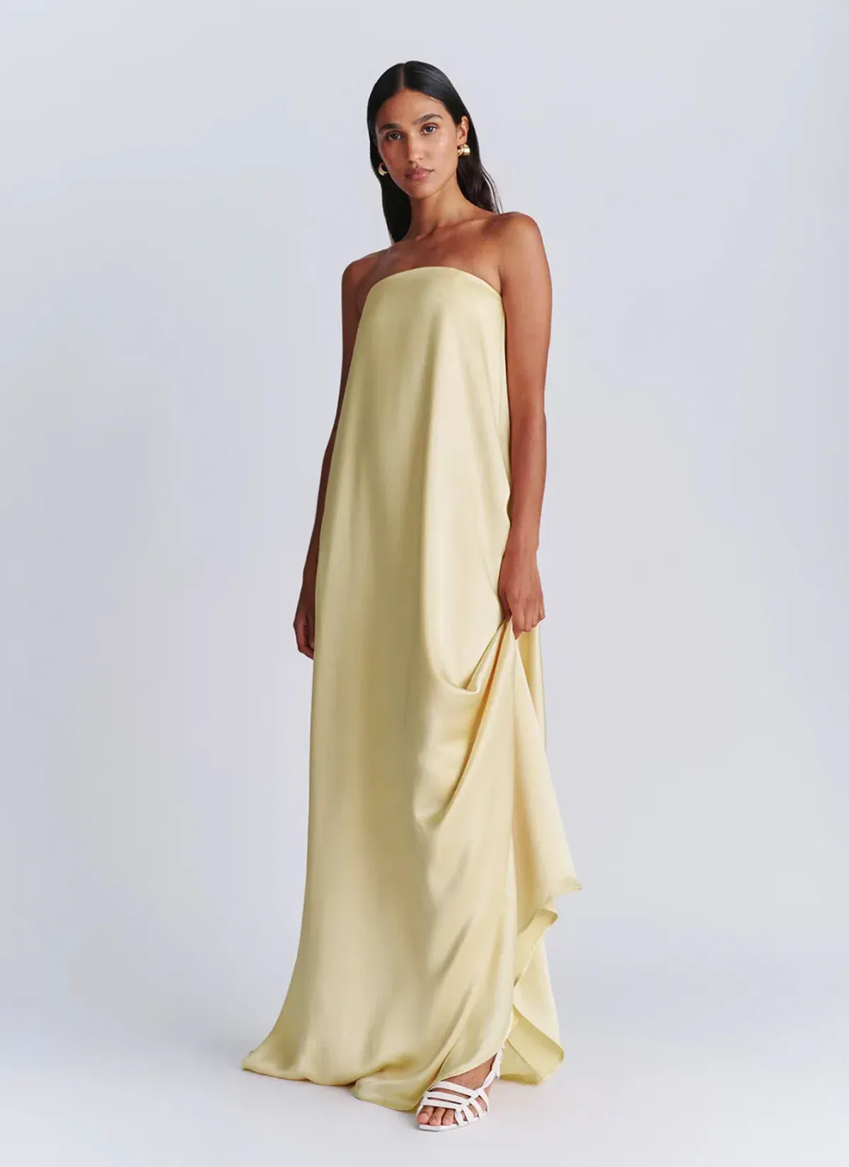 Anna Quan Delfina Dress Champagne Size 6 - Image 3