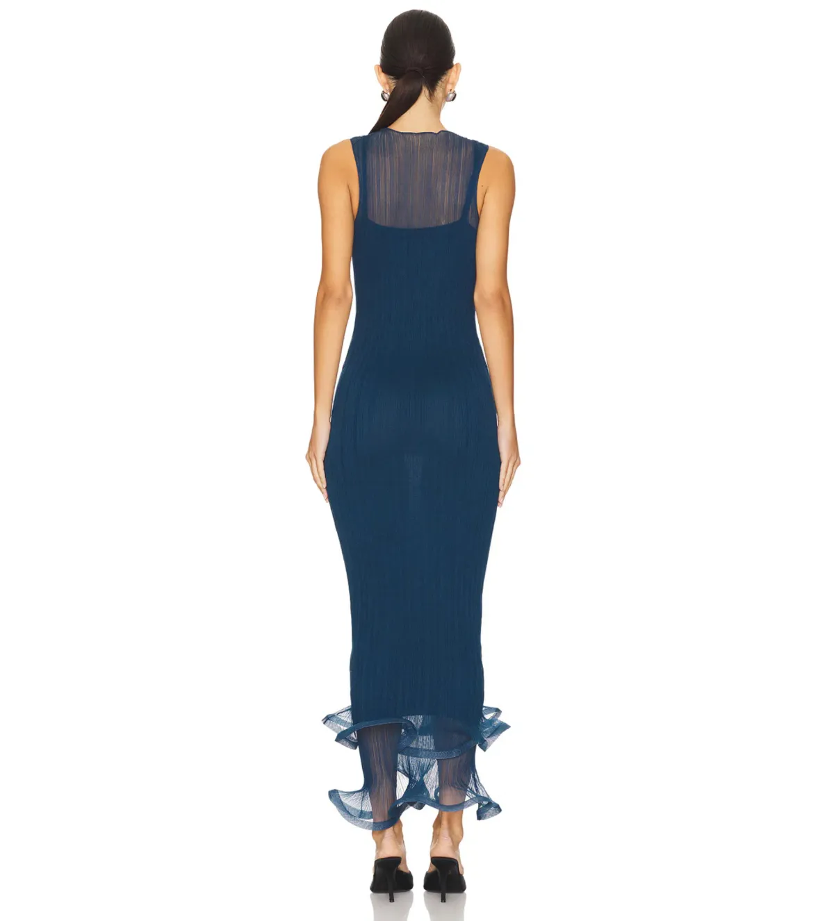 SIMKHAI Daniella Sleeveless Midi dress in Celestial Size 8/S - Image 3