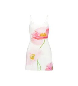 With Harper Lu  Low Back Mini Dress Citrus Poppy Size S / Sise AU 8 for rent on The Volte - image 4