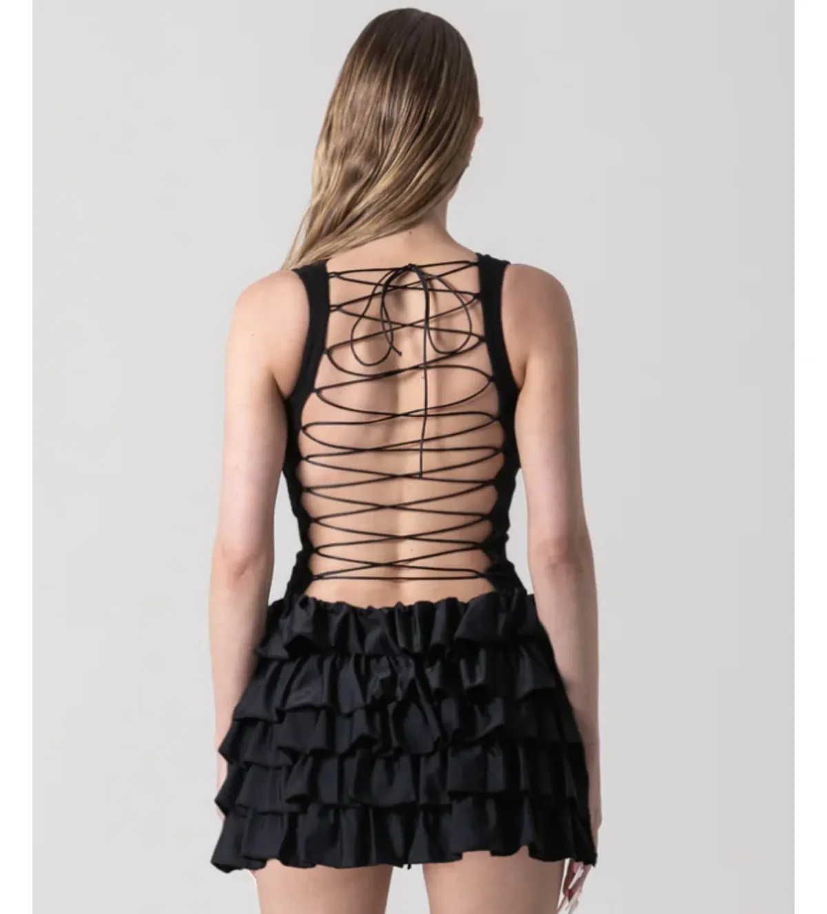 Bye Bambi Yurah Mini Dress Black Size XS / Size AU 6 - Image 4
