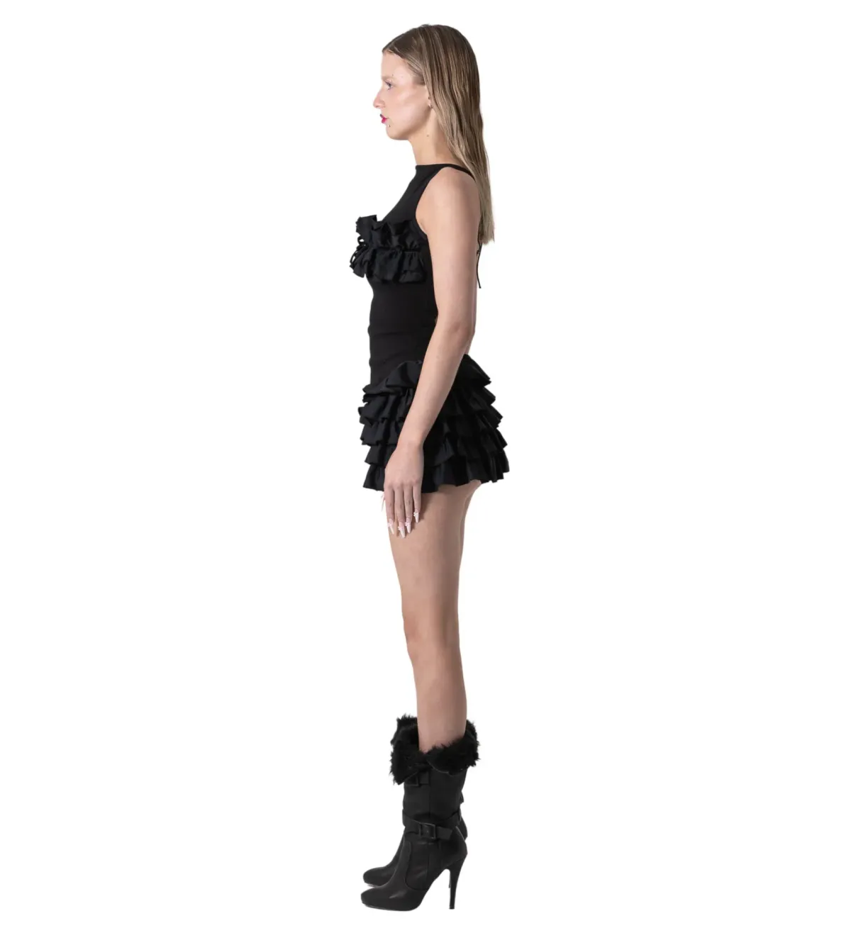 Bye Bambi Yurah Mini Dress Black Size XS / Size AU 6 - Image 3