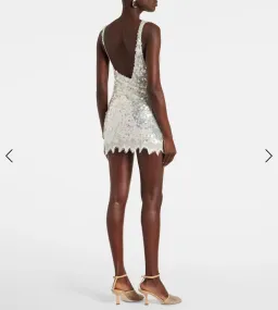 Christopher Esber Opaline Sequin Mini Dress Size AU 6 for rent on The Volte - image 2