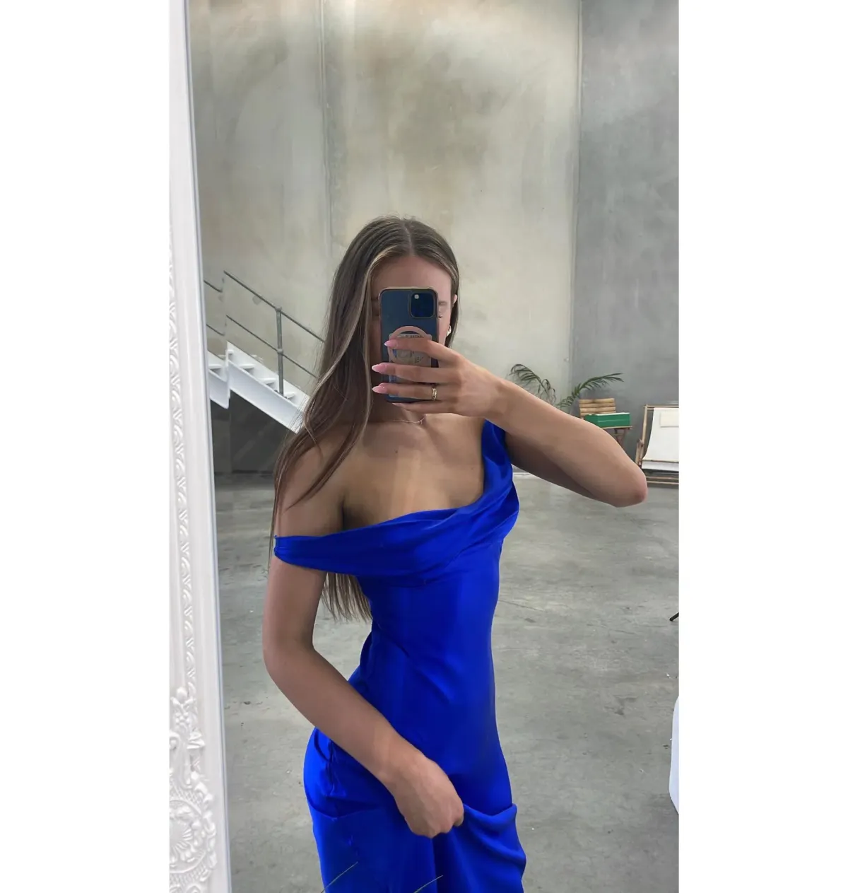 Natalie Rolt Monika Gown Electric Blue Size 0 / AU 6 - Image 2