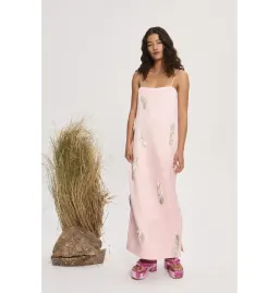 Alemais Cindy Embellished Slip Dress Pink Size AU 6  for rent on The Volte - image 1