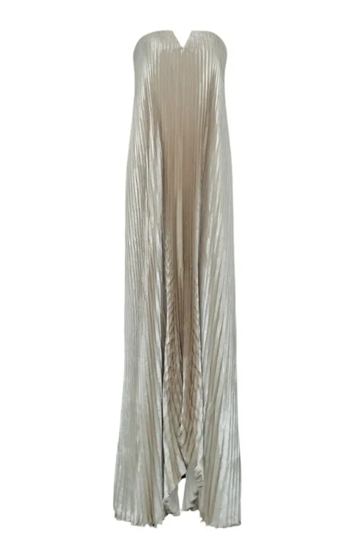 L'Idee Black Tie Gown Gold Shimmer Size 12 - Image 9