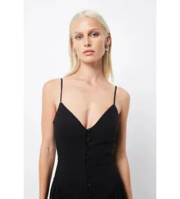 Mossman Common Ground Maxi Dress Black Size AU 12 for rent on The Volte - image 4