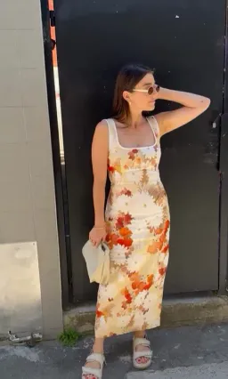 SIR The Label Jessamine Midi Dress Size AU 8 for rent on The Volte - image 3