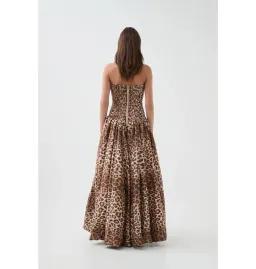Aje Behold Maxi Dress Leopard Size 14 for rent on The Volte - image 3