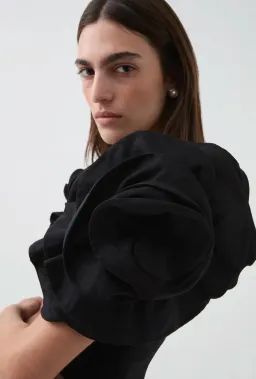 Aje Twyla Mini Dress in Black Size AU 8 for rent on The Volte - image 5