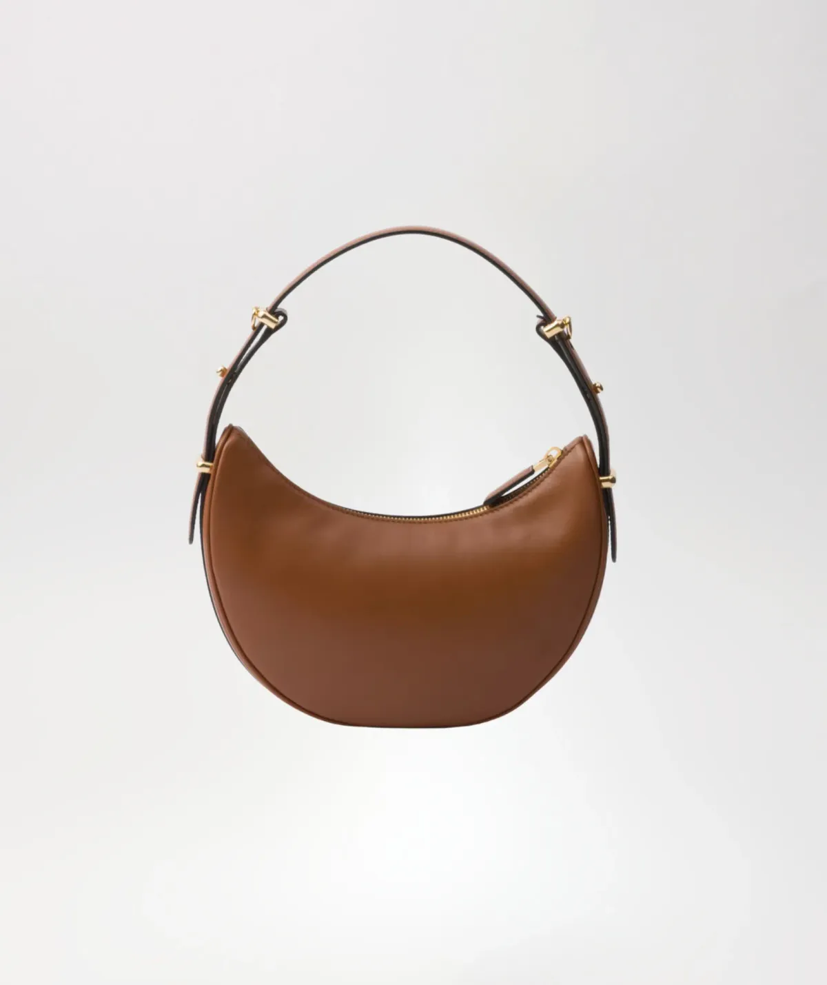 Prada Brown Arqué Shoulder Bag - Image 3
