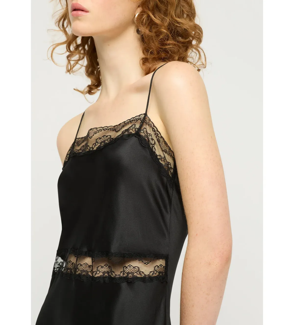 Maison Essentiele Lace Trimmed Maxi Dress in Black Size S / AU 8 - Image 3