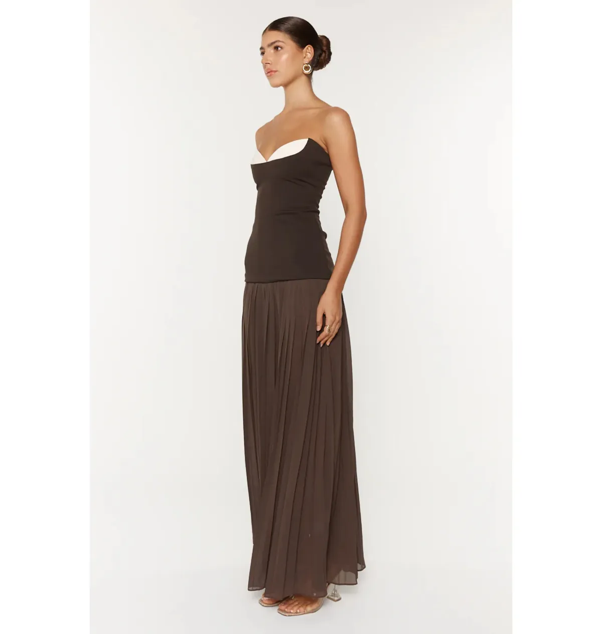 She Is Olla Nicolette Gown in Espresso Size AU 6 - Image 2