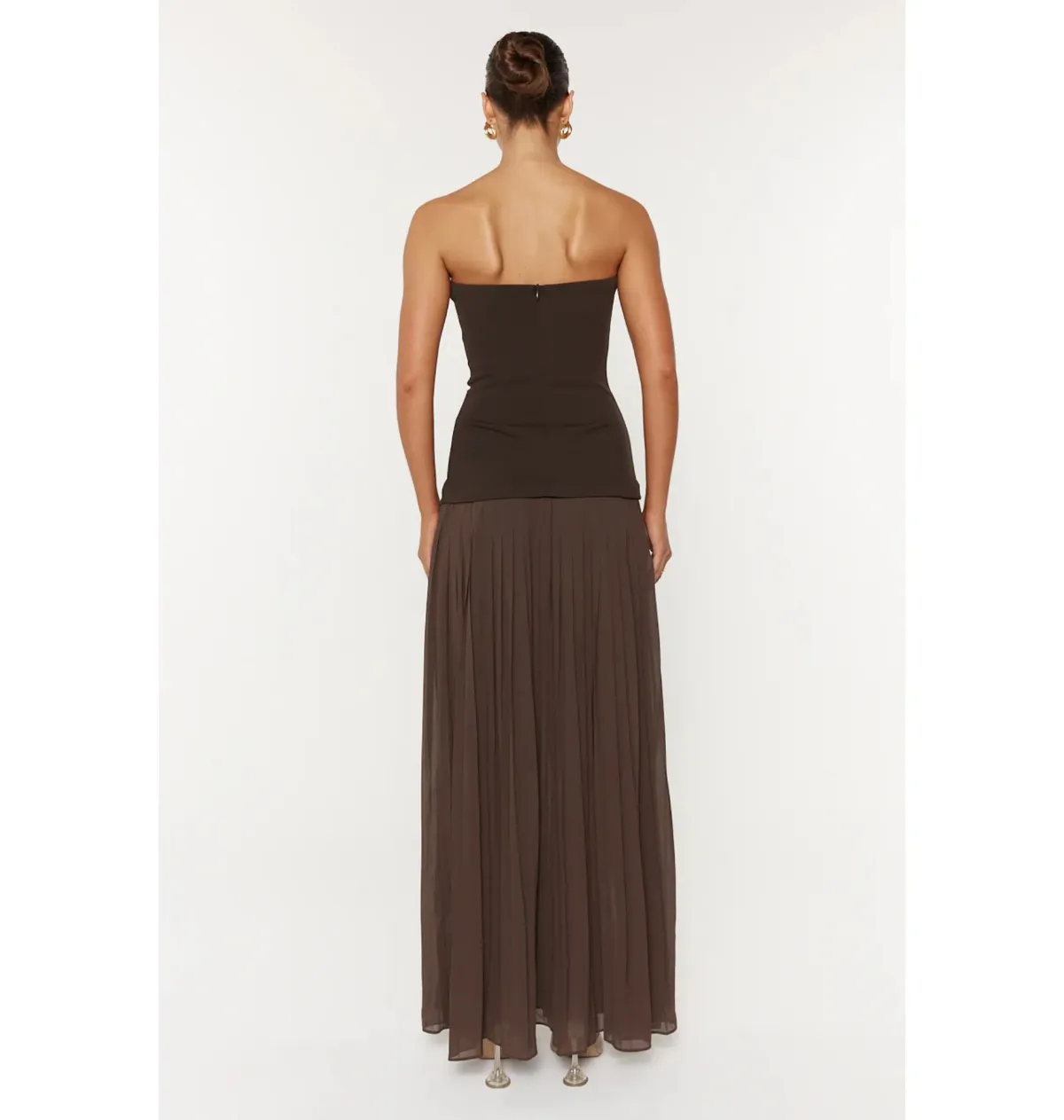 She Is Olla Nicolette Gown in Espresso Size AU 6 - Image 3