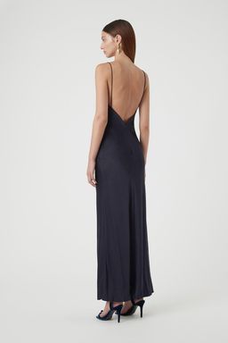 Bowery Slip Dress Navy Size 6 for rent on The Volte - image 3