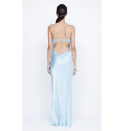 Bec & Bridge Arabella Backless Dress Dolphin Blue Size AU 6 for rent on The Volte - image 2