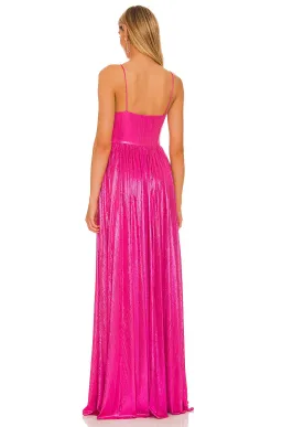 Retrofete Doss Gown Hot Pink Size XS / AU 6 for rent on The Volte - image 3