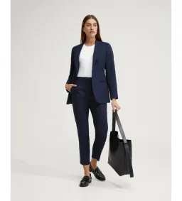 Oxford Charla Wool Stretch Suit Pants in Navy Size 14 for rent on The Volte - image 1