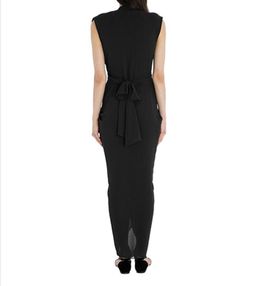 Carla Zampatti Waterfall Dress Black Size 12 for rent on The Volte - image 2