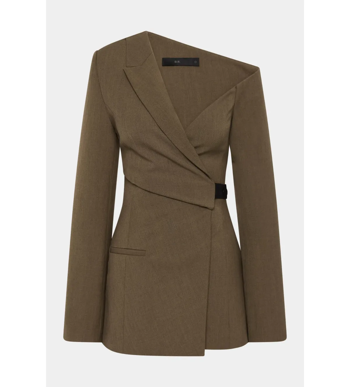 Sir Sartoria Mini Dress in Chocolate Marle Size 2/ AU 10 - Image 4