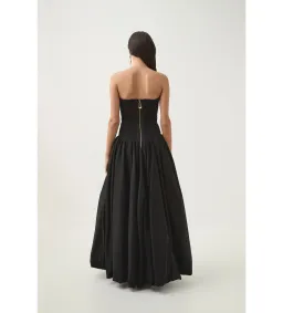 Aje Violette Bubble Hem Maxi in Black Size AU 4 for rent on The Volte - image 4