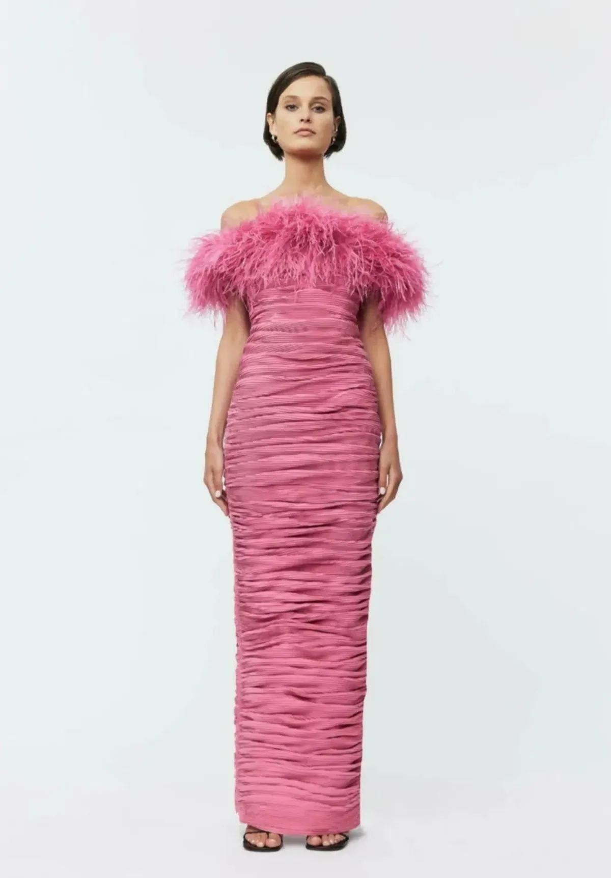 Rachel Gilbert Zion Midi Dress in Pink Size 4 / AU 14 - Image 2
