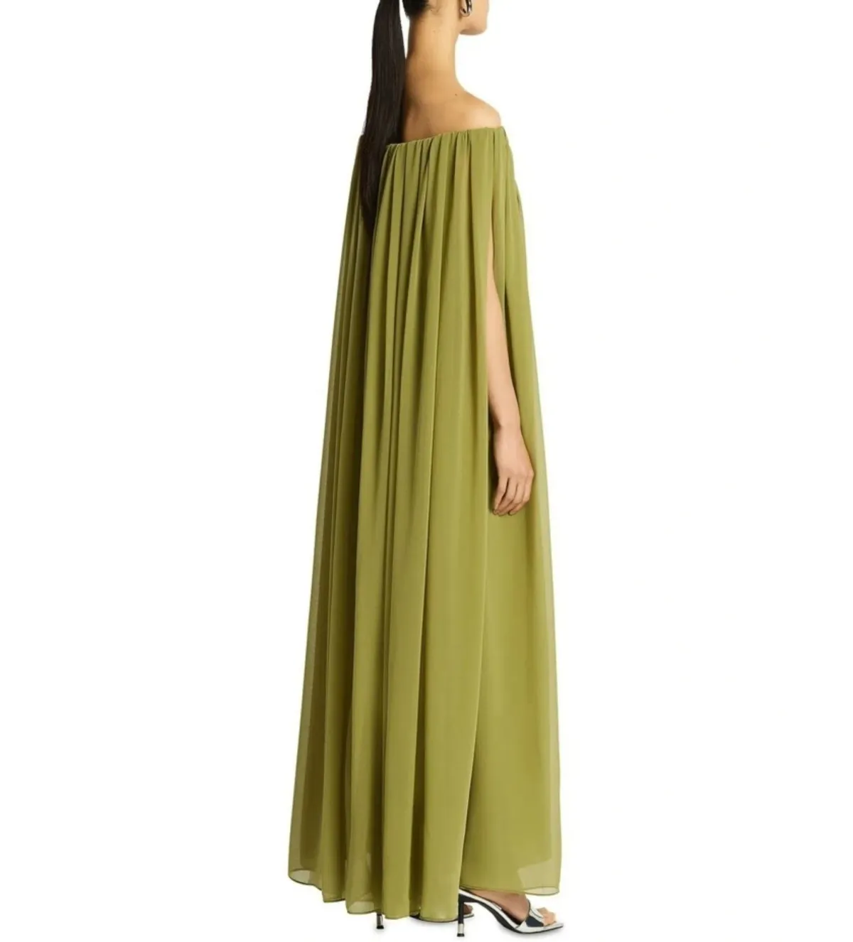 Sass & Bide Claret Dress in Olive Size 8 - Image 3
