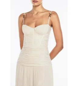 Manning Cartell Double Time Pleat Maxi Dress Nougat Size XXS/AU 4 for rent on The Volte - image 2