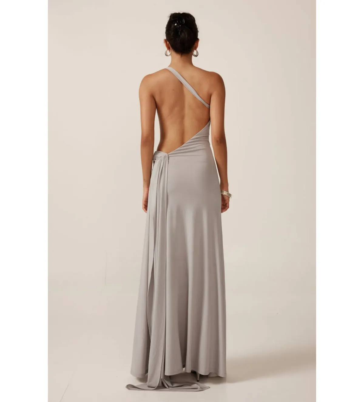 Ance Gria  Gaia Gown Silver Blue Size 6  - Image 2