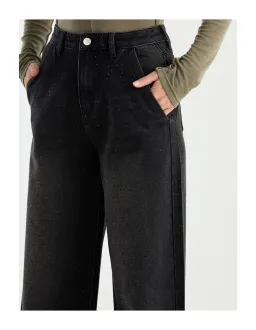 Ena Pelly Rhose Embellished Jean Washed Black Size Size 10/M for rent on The Volte - image 2