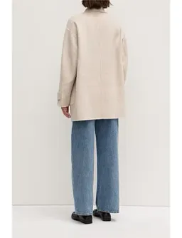 Assembly Label Pierra Wool Coat Oat Marle Size S/Au 8 for rent on The Volte - image 3