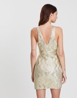Manning Cartell No Filter Mini Dress Gold Size 6 for rent on The Volte - image 4