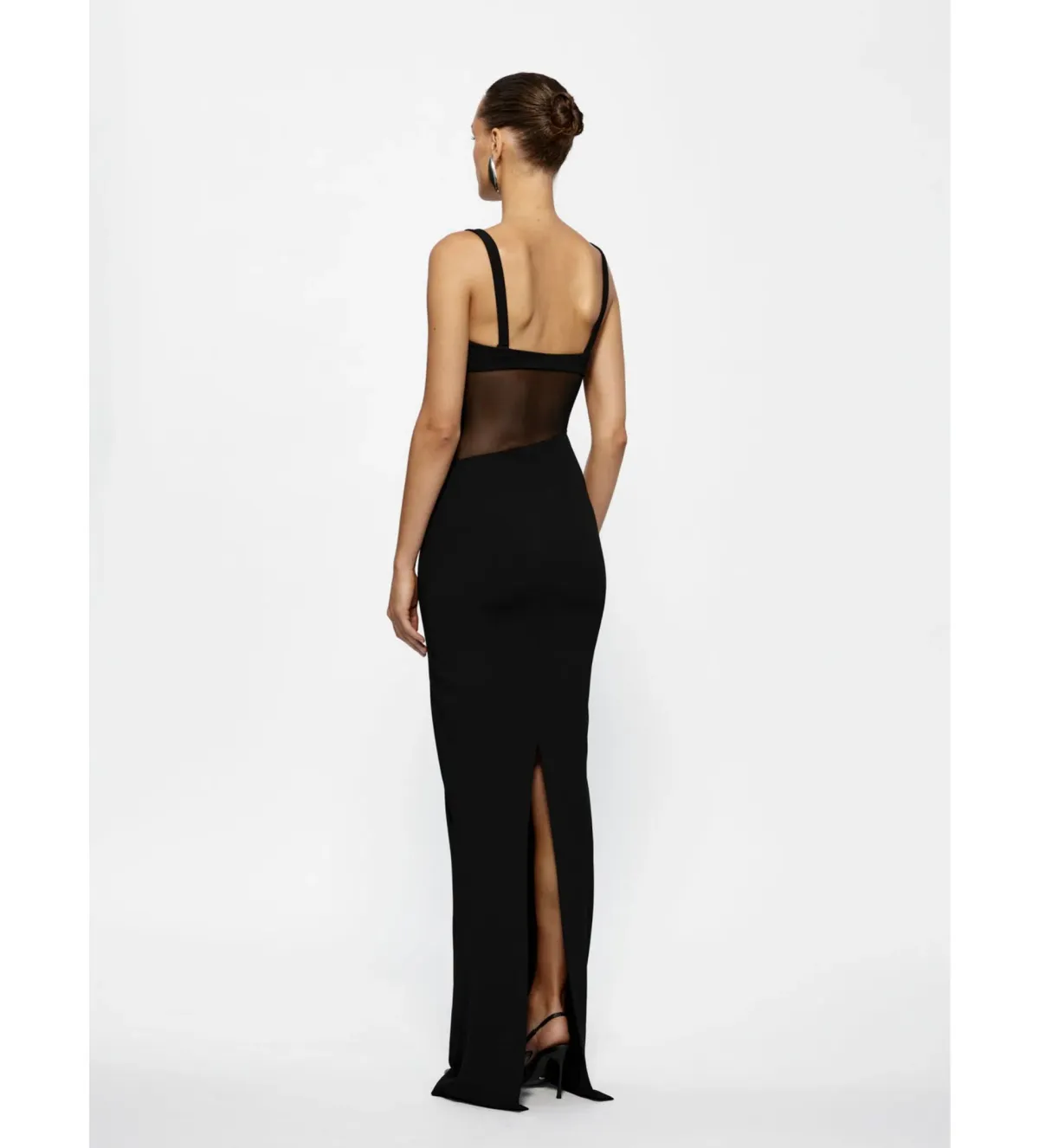 Effie Kats Cyia Gown Black Size 8 - Image 1