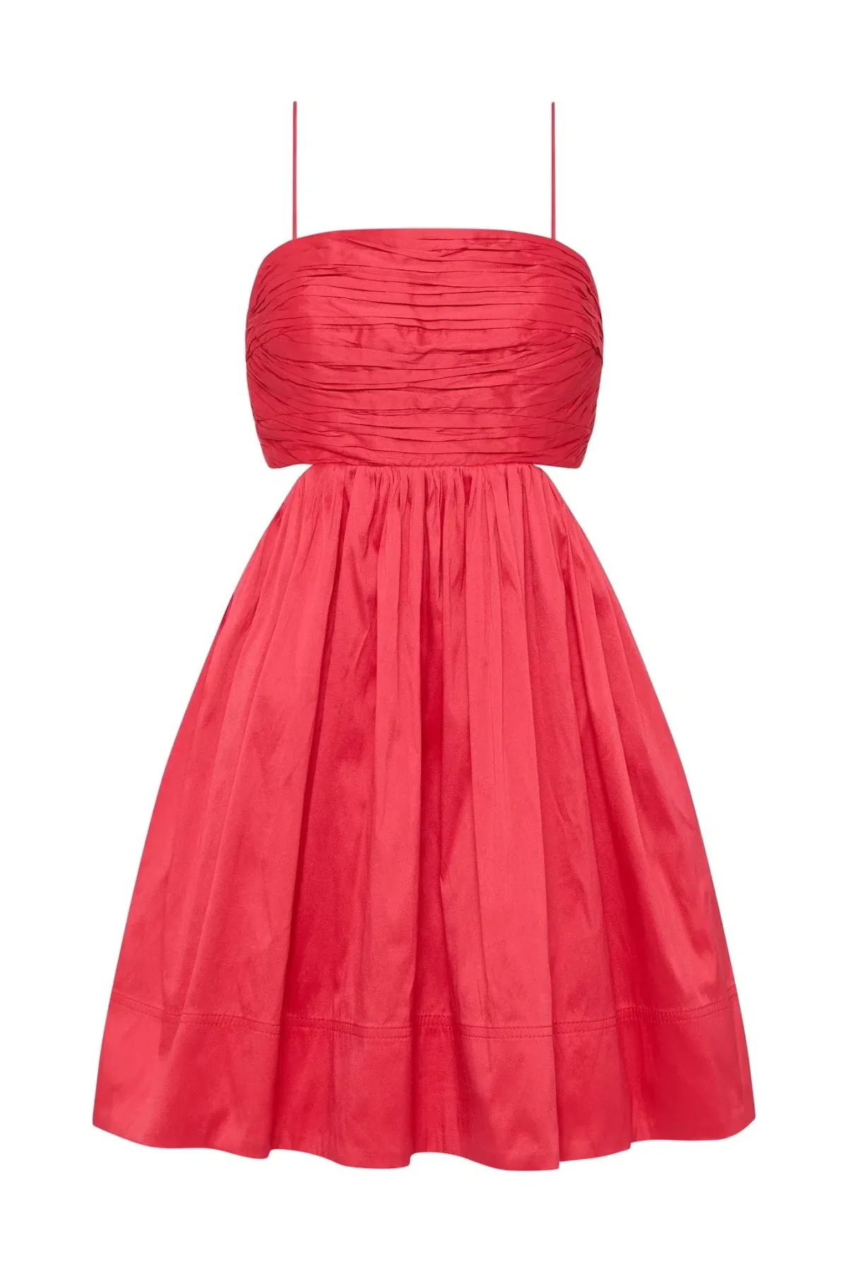 Aje Liza Ruched Mini Dress Pink Size AU 10 - Image 3