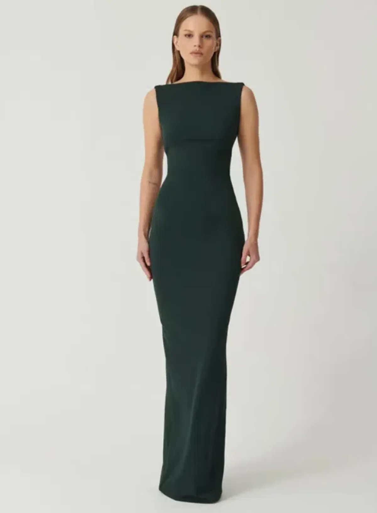 Effie Kats Verona Gown Sacramento Maxi Green Size AU 10 - Image 1
