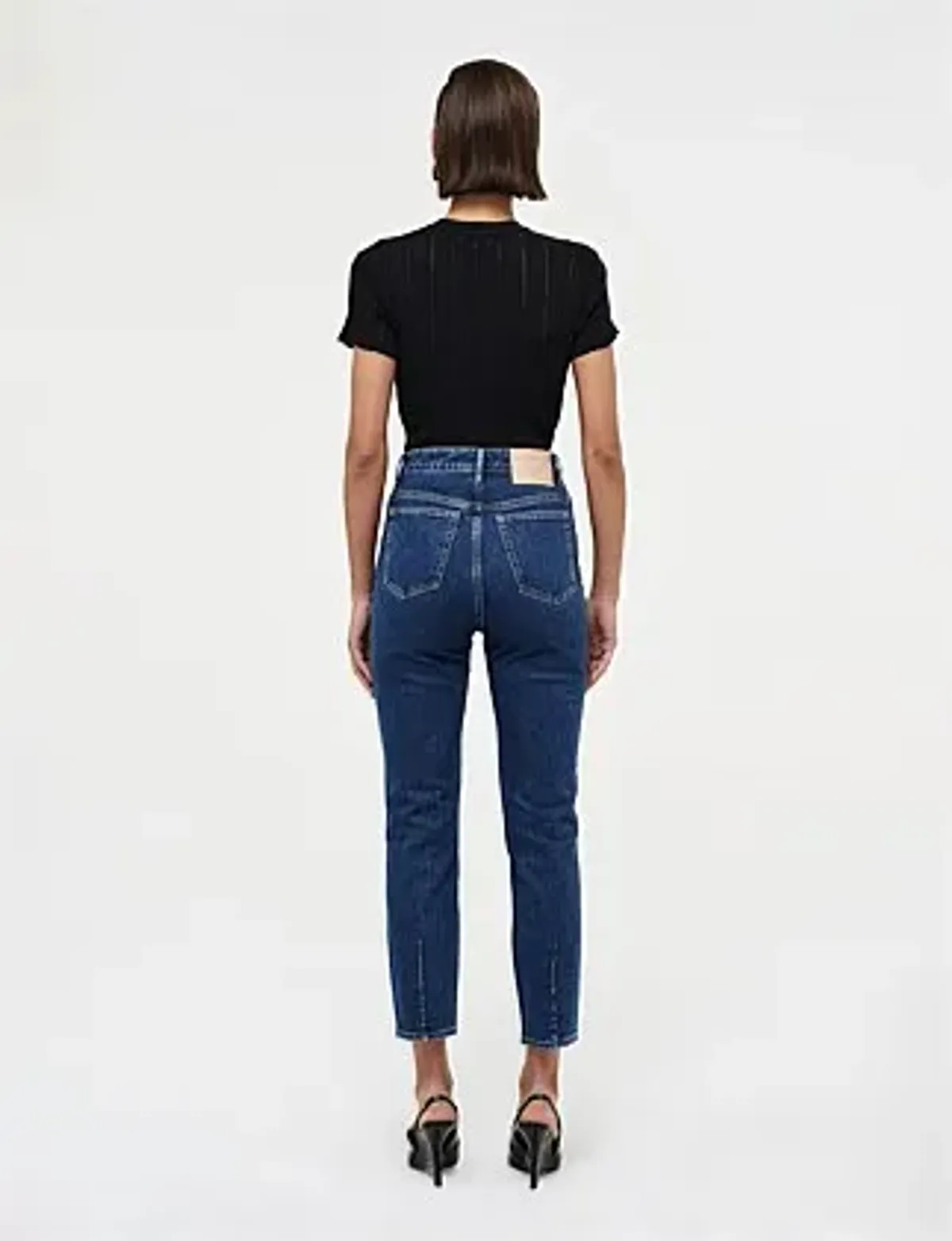 Neuw Denim Lola Mom Jean Pamt Royal Indigo Size 26in/Au 8  - Image 9