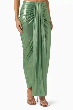 Baobab Giselle Maxi Dress Cucumber Green Size  L /Au 12  for rent on The Volte - image 2