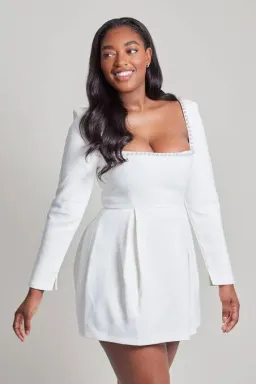 Odd Muse Pearl The Ultimate Dress Ivory White Size 10  for rent on The Volte - image 1