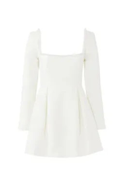 Odd Muse Pearl The Ultimate Dress Ivory White Size 10  for rent on The Volte - image 5