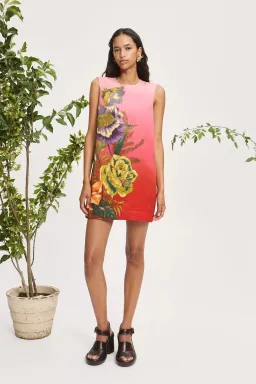Alemais Inez Mini Dress Print Size 10  for rent on The Volte - image 1