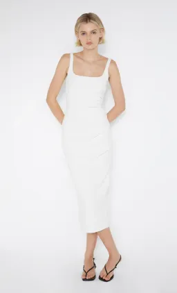 Bec & Bridge - Be Mine Square Neck Dress in  Ivory Size AU 8 for rent on The Volte - image 1