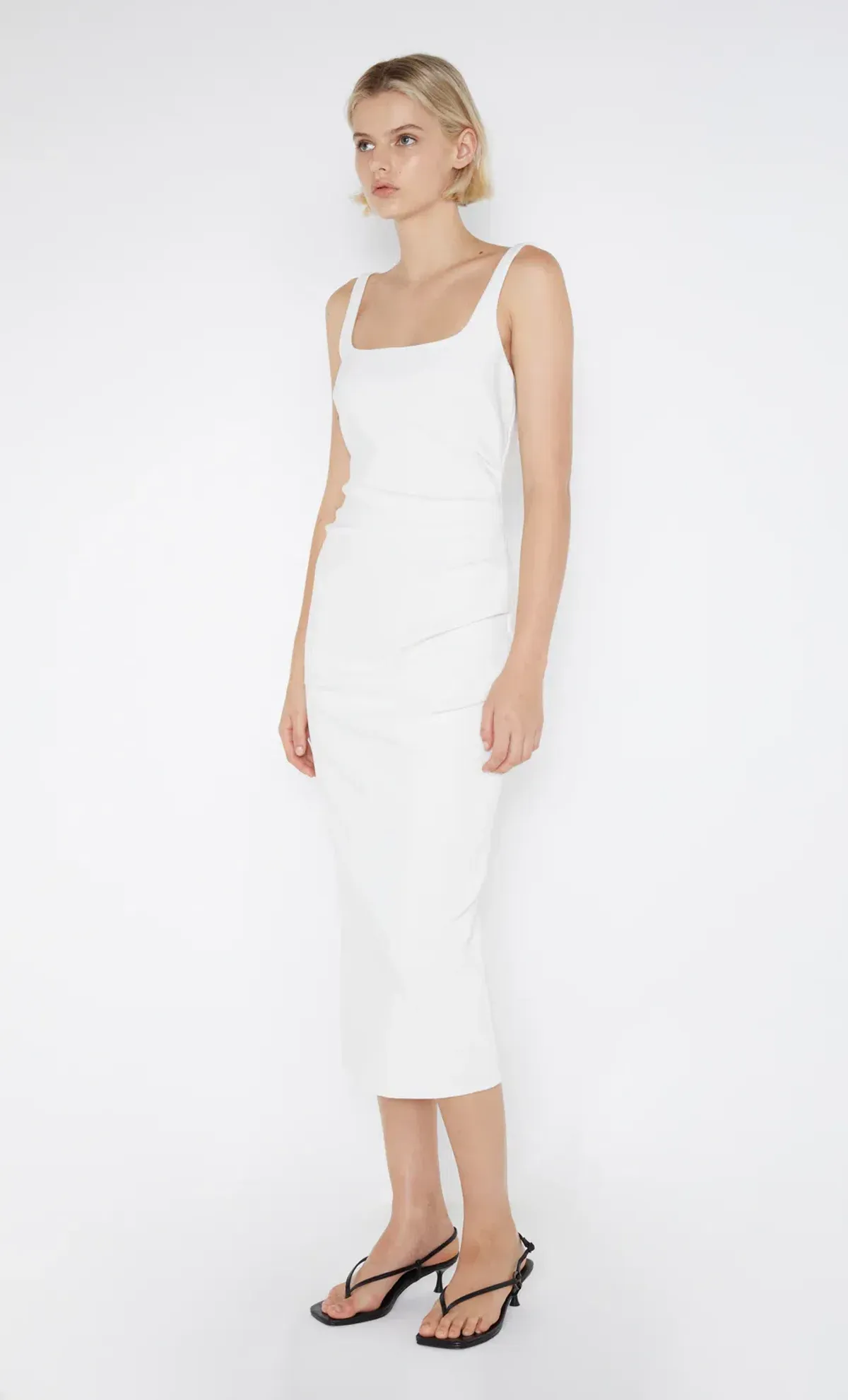 Bec & Bridge - Be Mine Square Neck Dress in  Ivory Size AU 8 - Image 3
