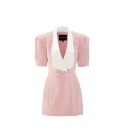 Nana Jacqueline  Alia  Mini Dress in Pink Size AU 8 for rent on The Volte - image 4