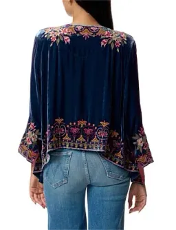 Johnny Was Joanna Velvet Bolero Size L/Au 12  for rent on The Volte - image 1