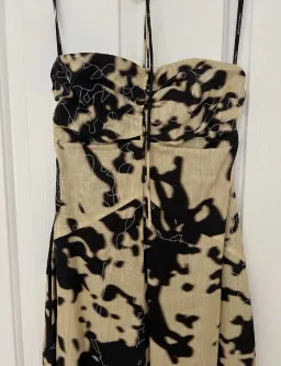 Camilla & Marc Kairi Midi Dress in Black Print Size 8 for rent on The Volte - image 5