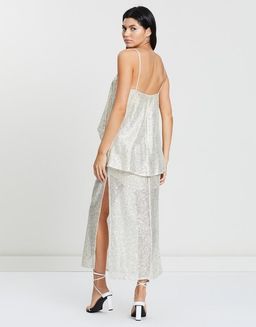 Manning Cartell Flash Bulb Metallic Dress Size 6 for rent on The Volte - image 4