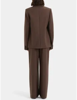 Sir the Label Dylan Blazer Chocolate Size AU 8 for rent on The Volte - image 3