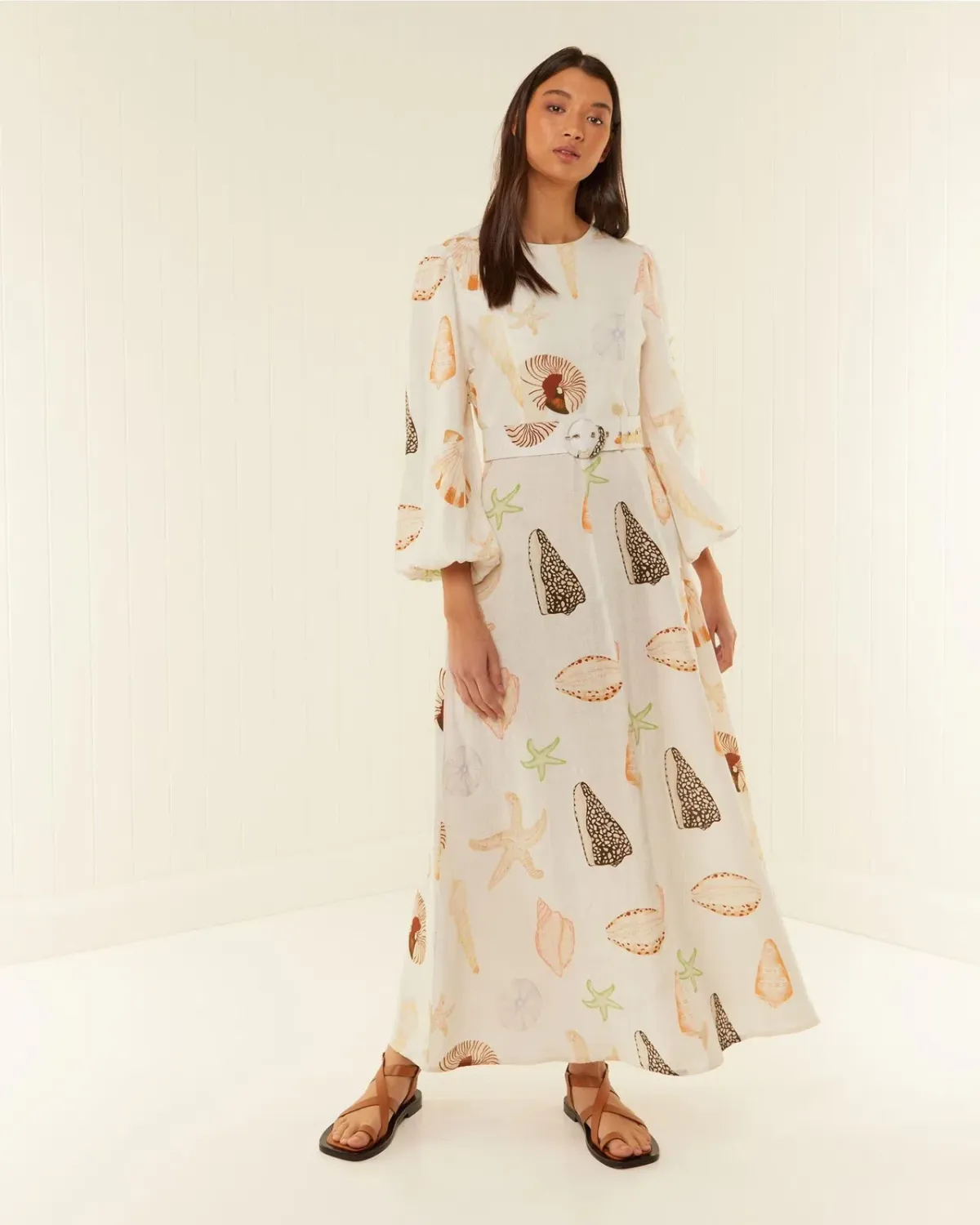 Palm Noosa Melrose Dress Shells Maxi Size AU 6 - Image 1