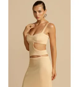 Arcina Ori Jetta Maxi Dress Butter Size AU 10 for rent on The Volte - image 4