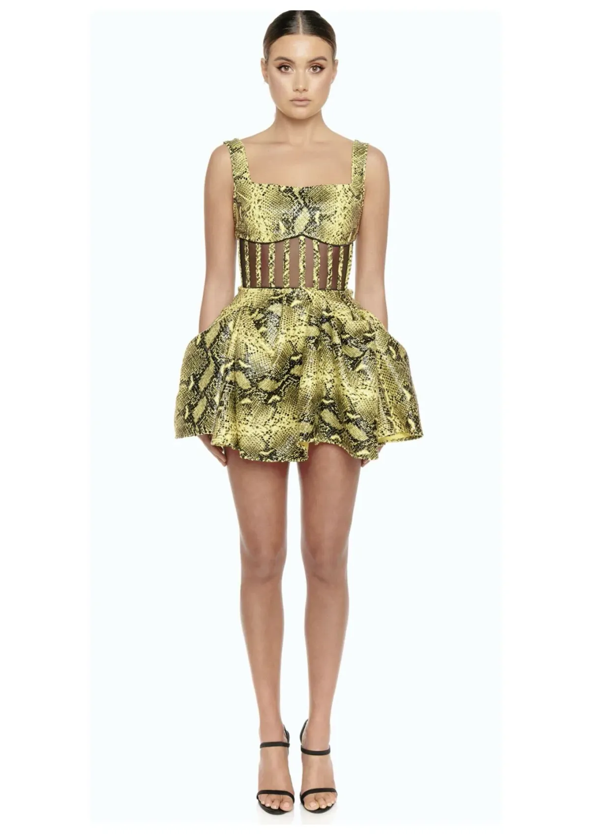 Eliya The Label Sophie Mini Dress Print Size 10 - Image 1